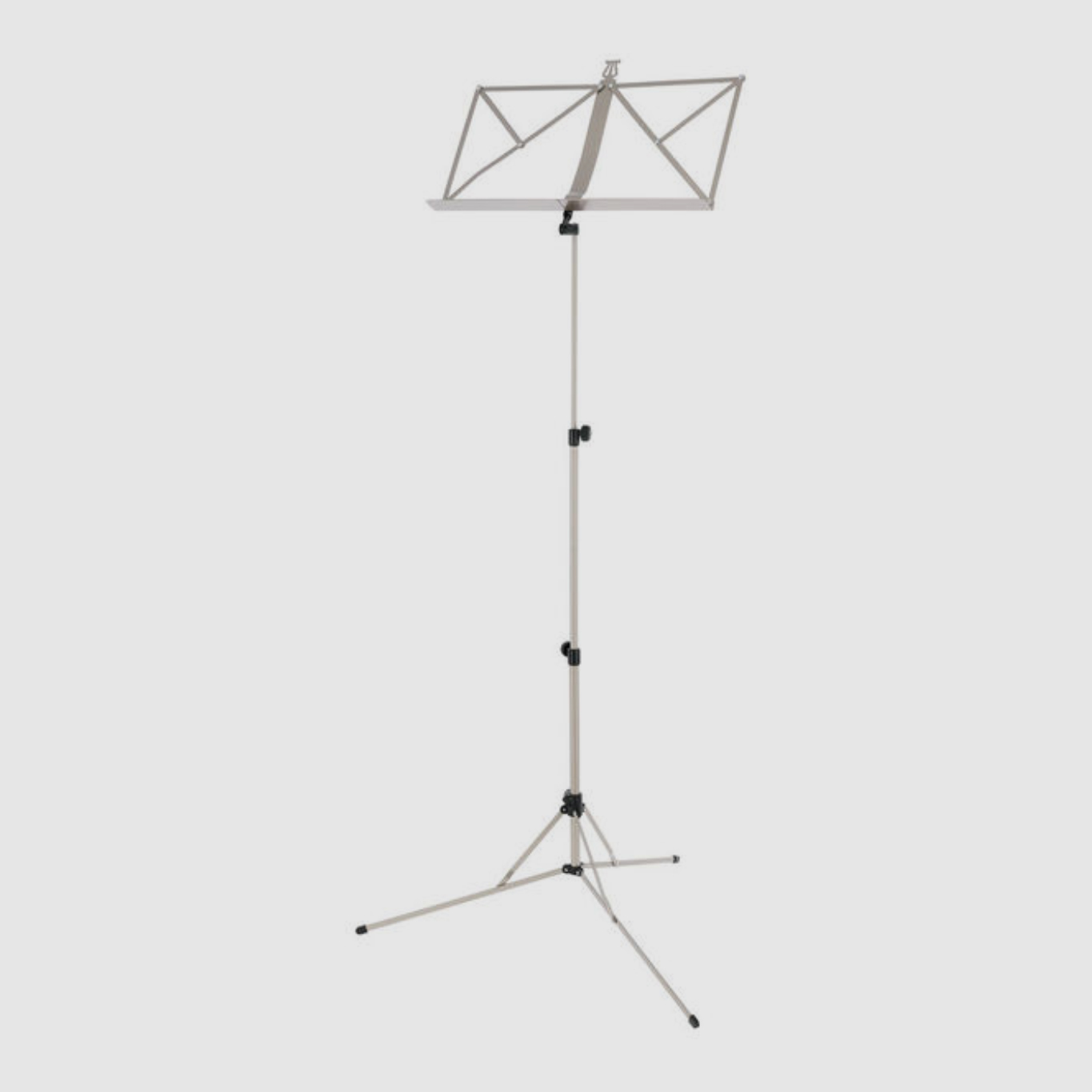 K&M 101 Music Stand Nickel Colored